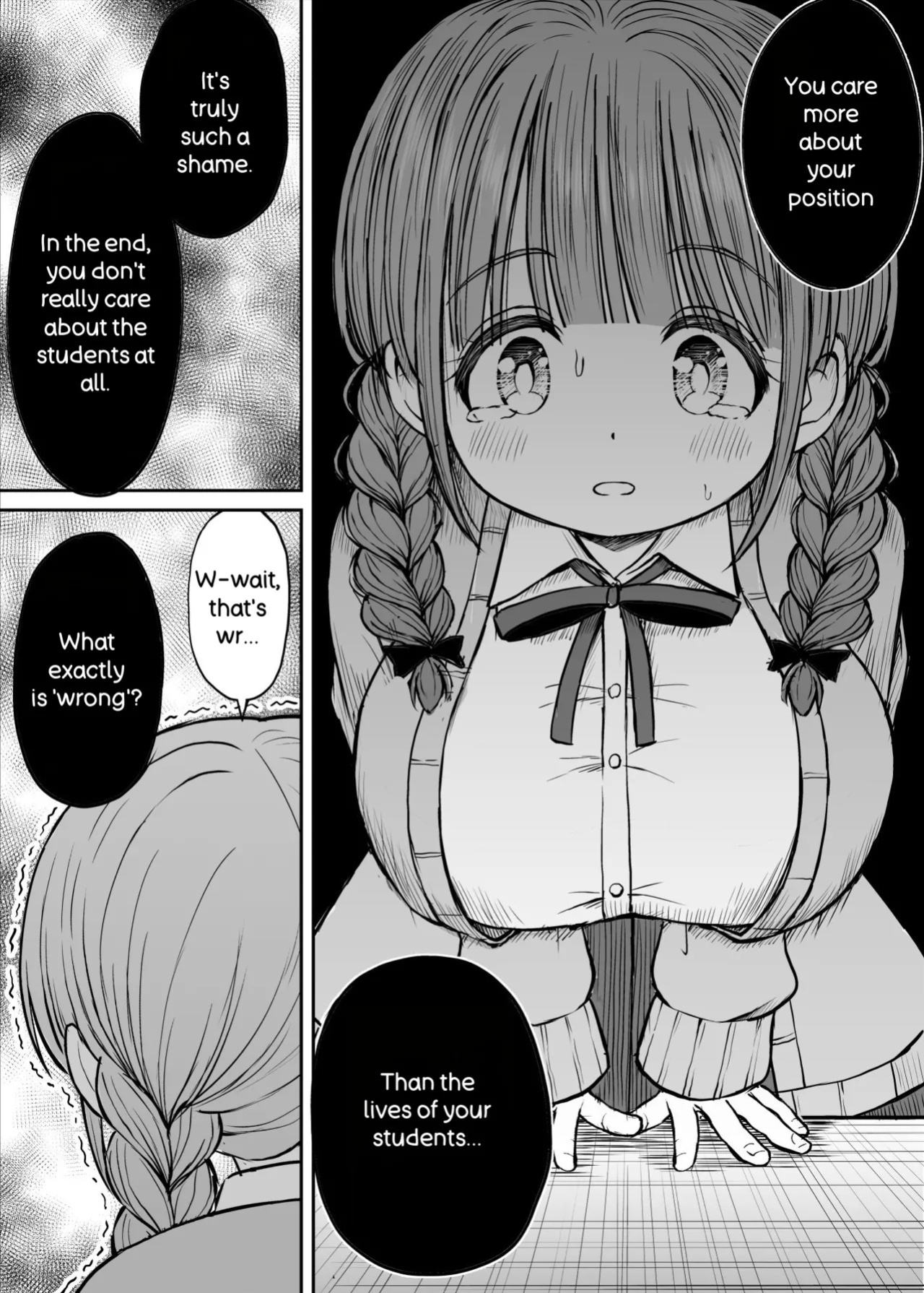 [Kotorakku] Please Don't Bully Sensei Too Much... ~The Day the Kind, Baby-Faced, Big-Breasted Hanasaki-Sensei’s Heart Broke~ [English]
