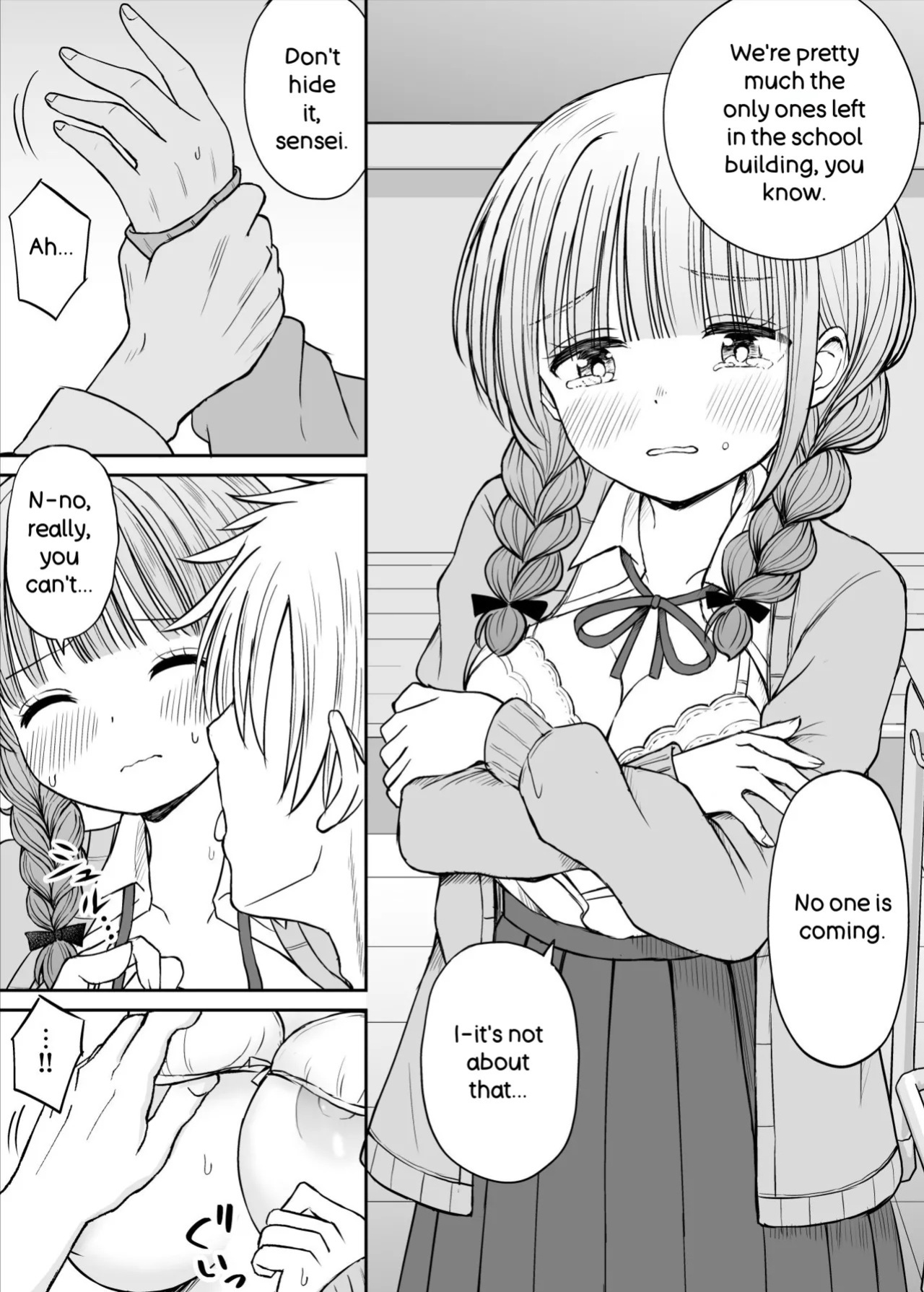 [Kotorakku] Please Don't Bully Sensei Too Much... ~The Day the Kind, Baby-Faced, Big-Breasted Hanasaki-Sensei’s Heart Broke~ [English]