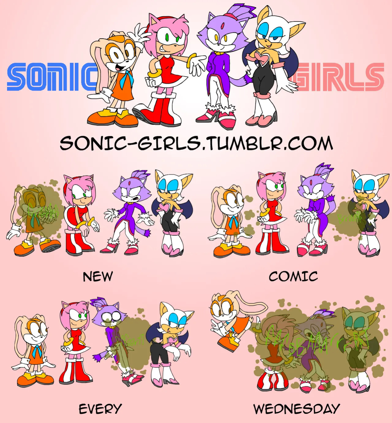 [AnimatedJames] Sonic Girls