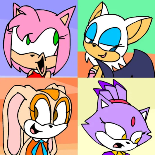 [AnimatedJames] Sonic Girls