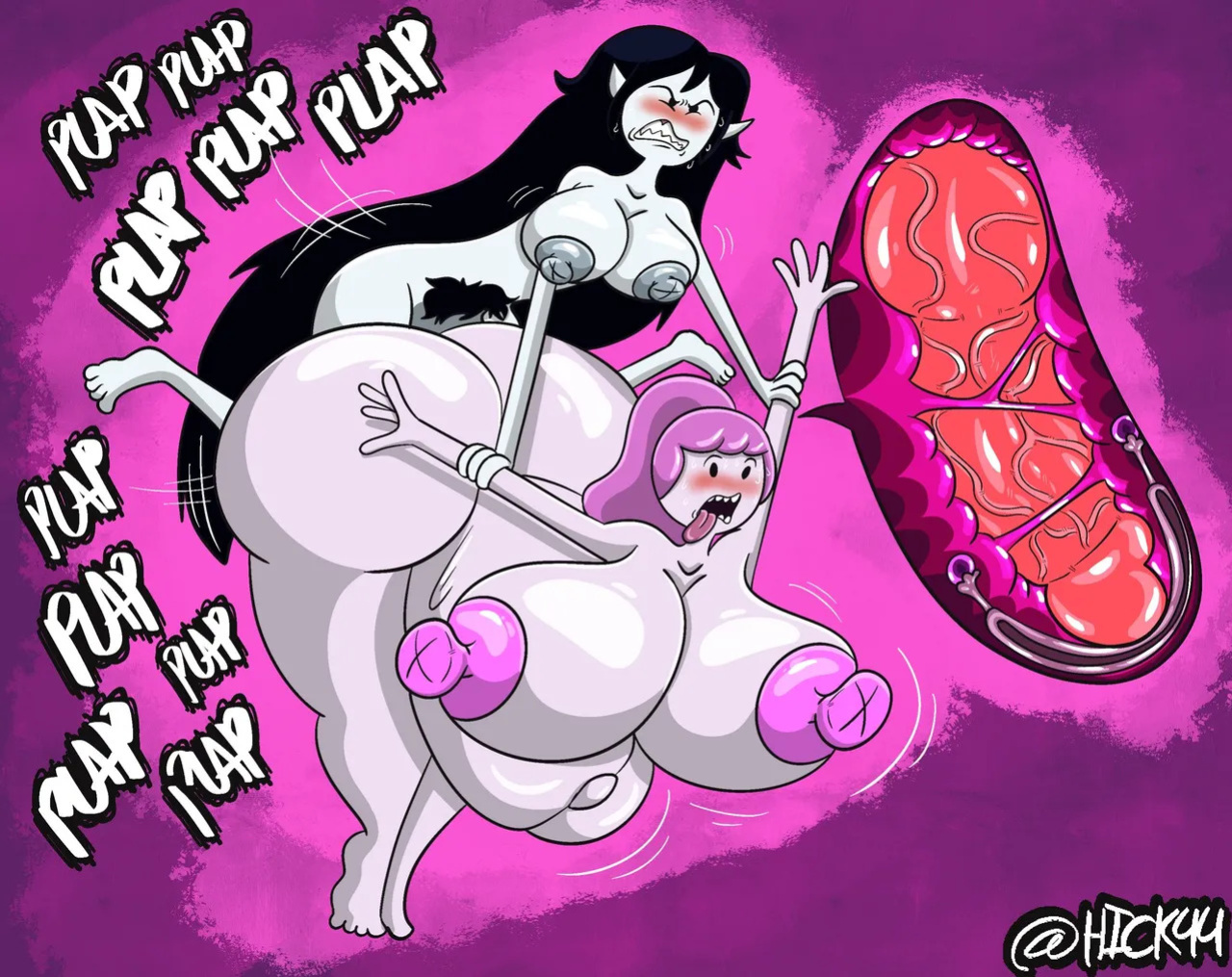 [Hick44NSFW] Princess Bubblegum x Marceline (Adventure Time)