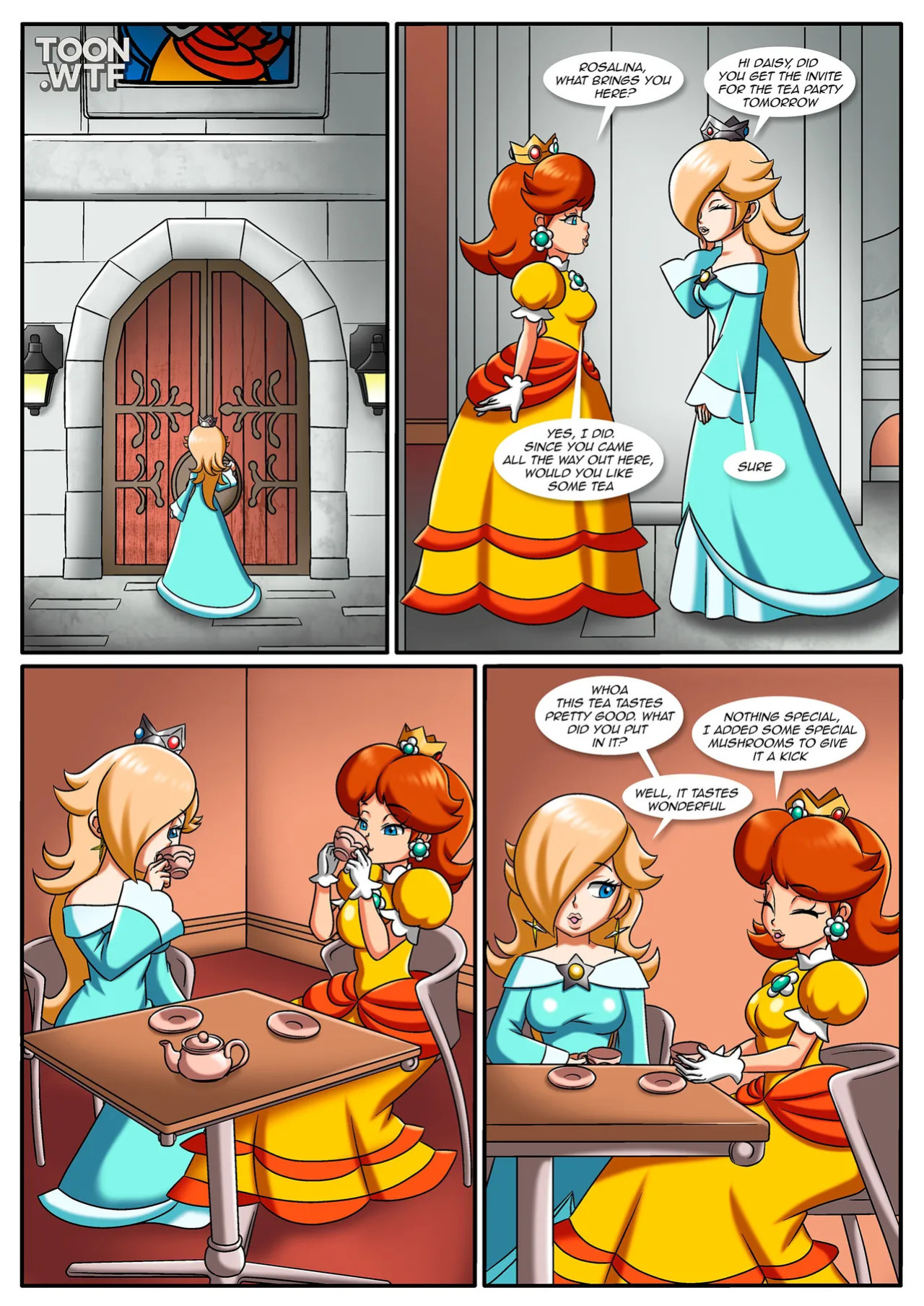 [PalComix] Peach's Tea Party (Super Mario Bros) ONGOING
