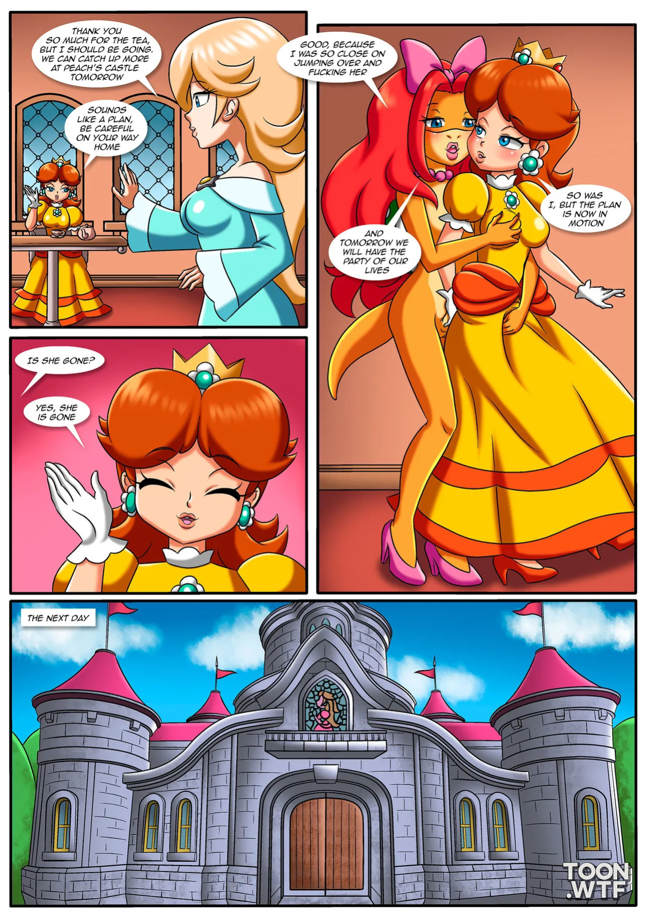 [PalComix] Peach's Tea Party (Super Mario Bros) ONGOING