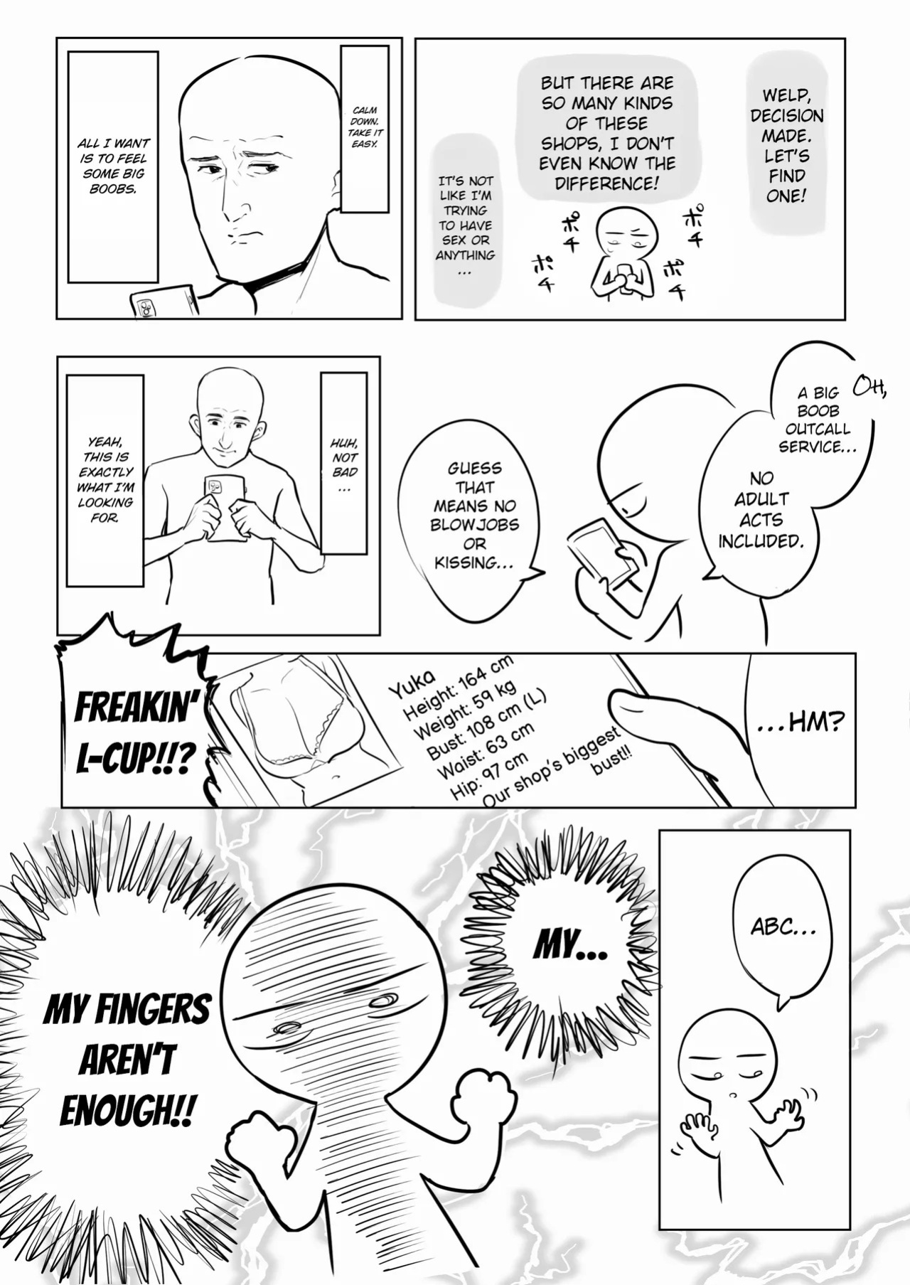 [Ricochet] Dekachichi Momi Repo Manga | A Report Manga About Fondling Huge Titties [English] [ConTL]