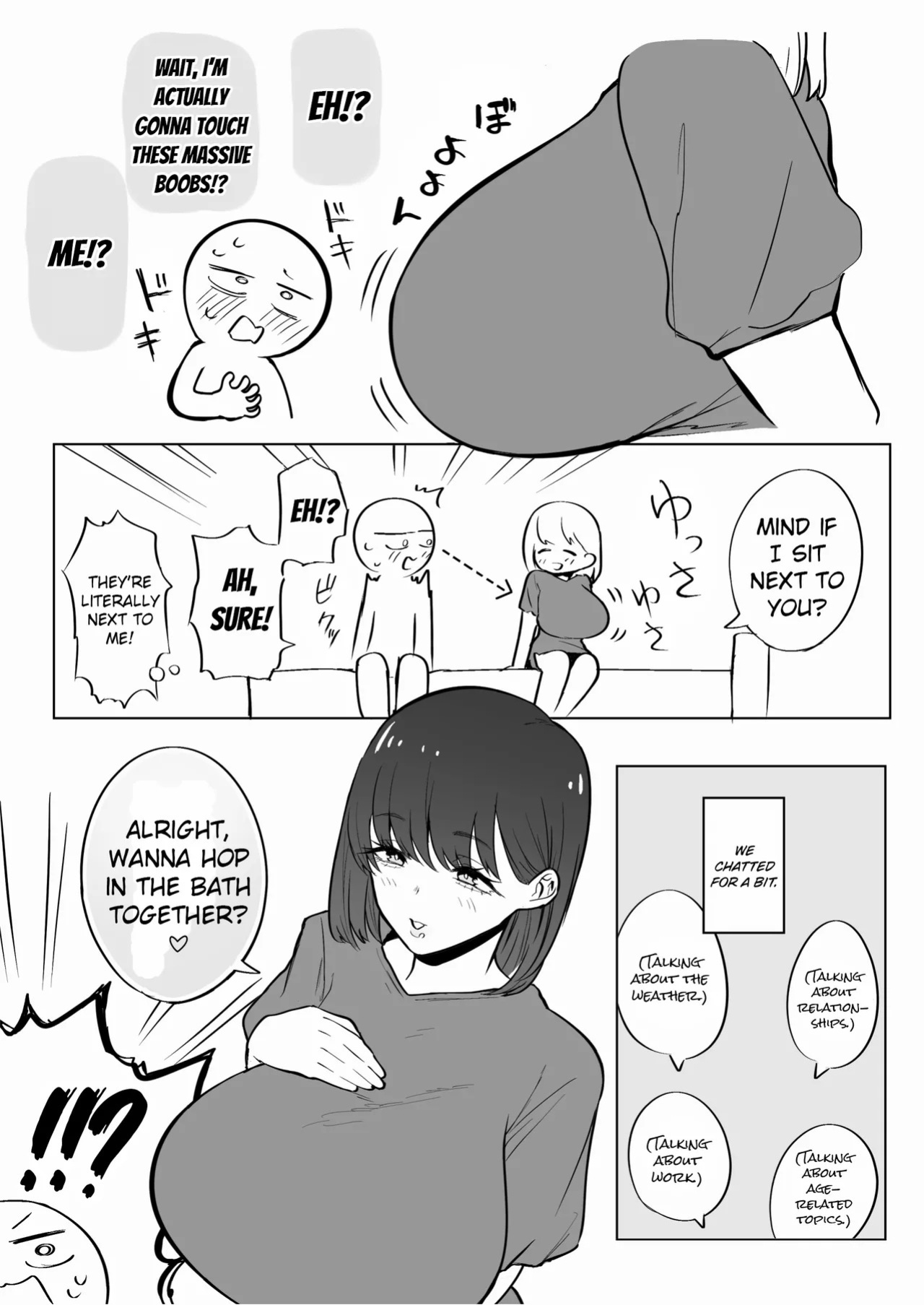 [Ricochet] Dekachichi Momi Repo Manga | A Report Manga About Fondling Huge Titties [English] [ConTL]