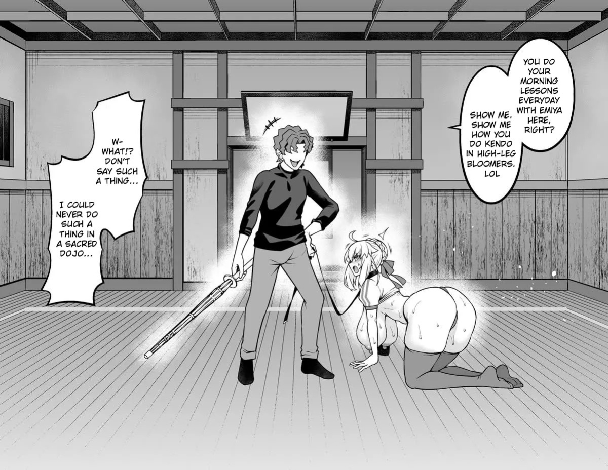 [Ankoman] Arutoria, Shinji to yoru no sanpo❤ - Artoria and Shinjis nightwalk ♥(Fate/stay night) [English]