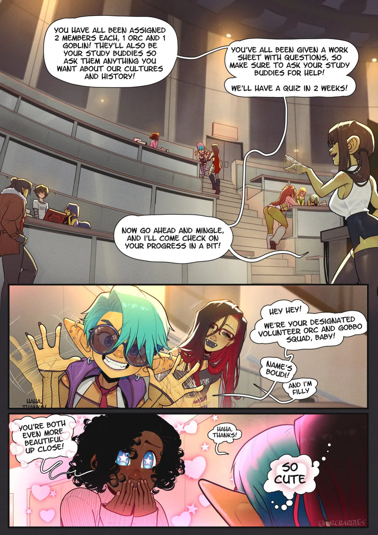 [OrcBarbies] Erika's First Week [ongoing]