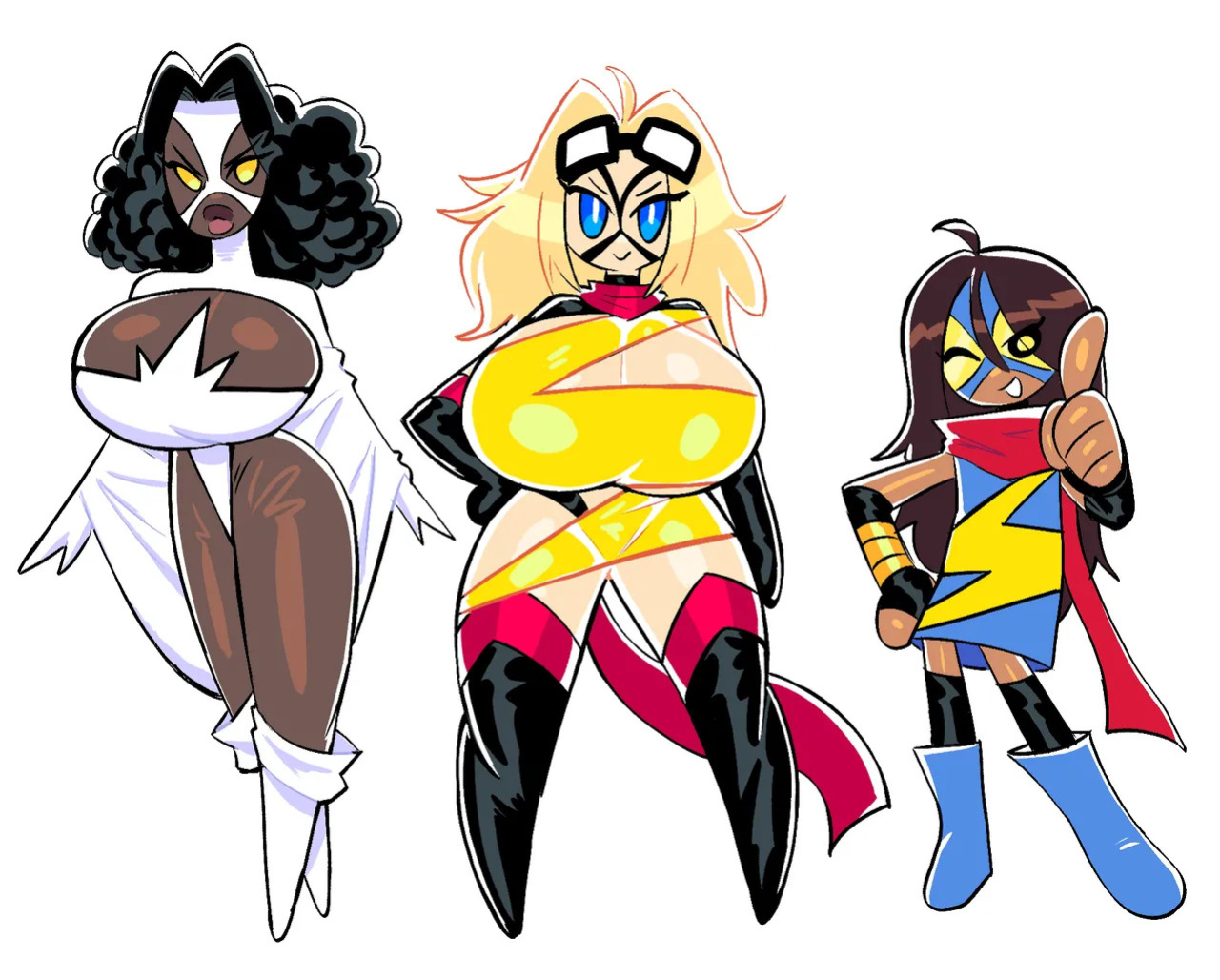 [Theguywhodrawsalot] I sure love me some Marvel girls