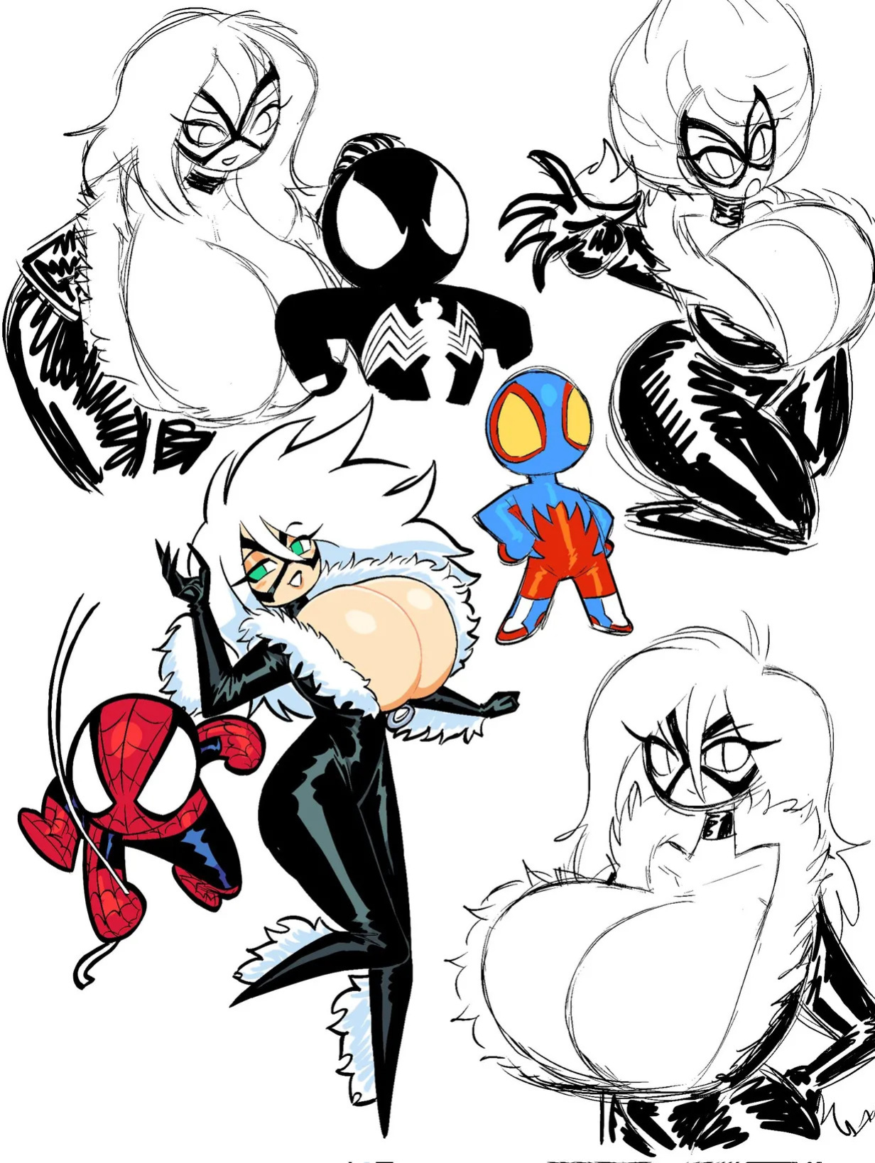 [Theguywhodrawsalot] I sure love me some Marvel girls