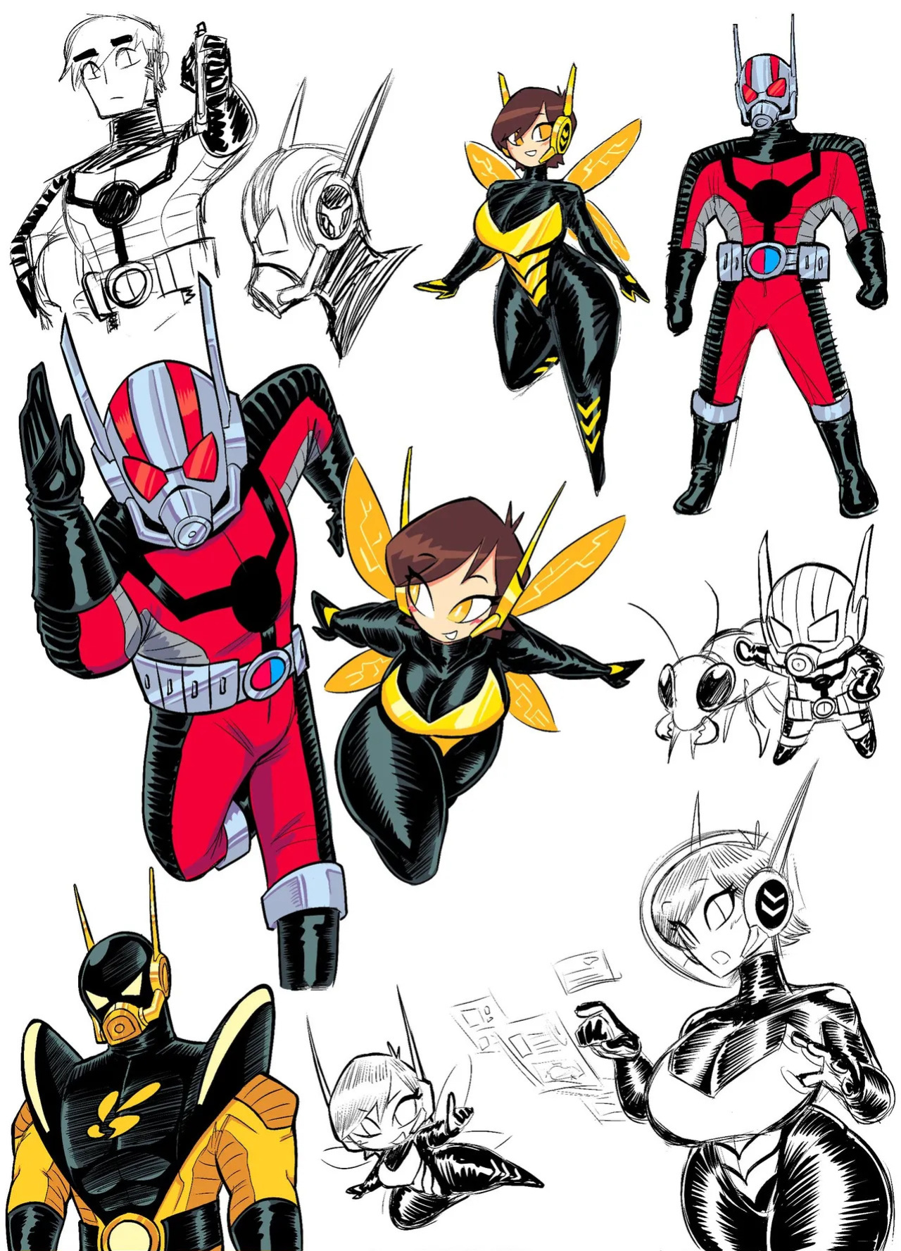 [Theguywhodrawsalot] I sure love me some Marvel girls