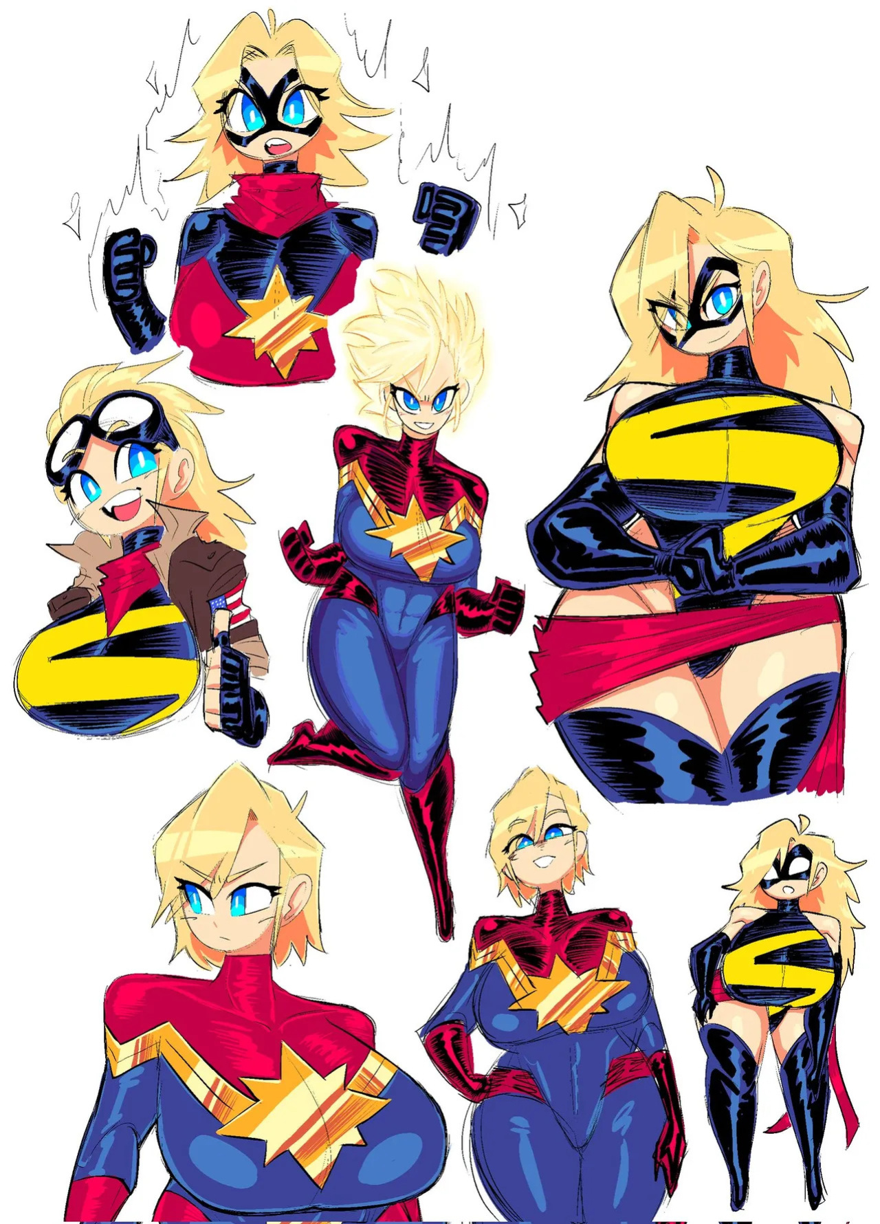 [Theguywhodrawsalot] I sure love me some Marvel girls