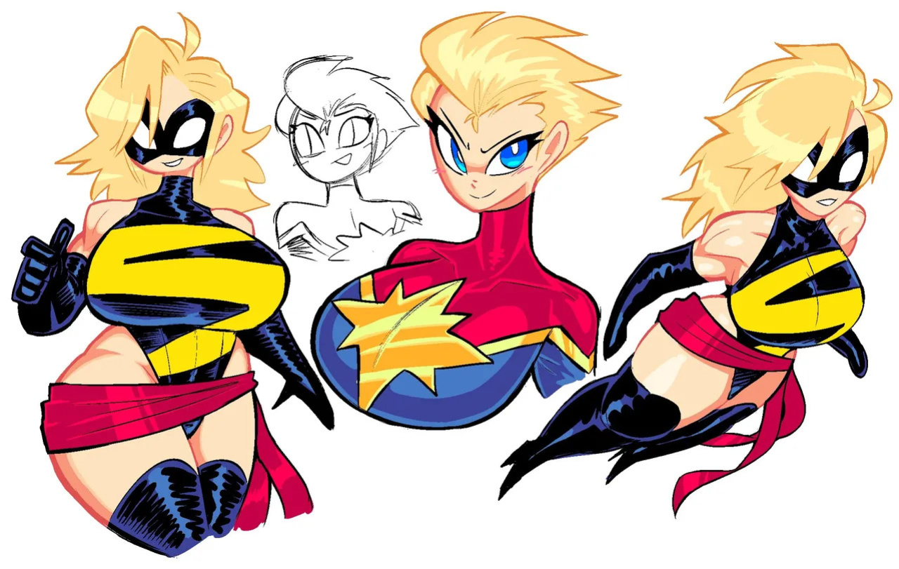 [Theguywhodrawsalot] I sure love me some Marvel girls
