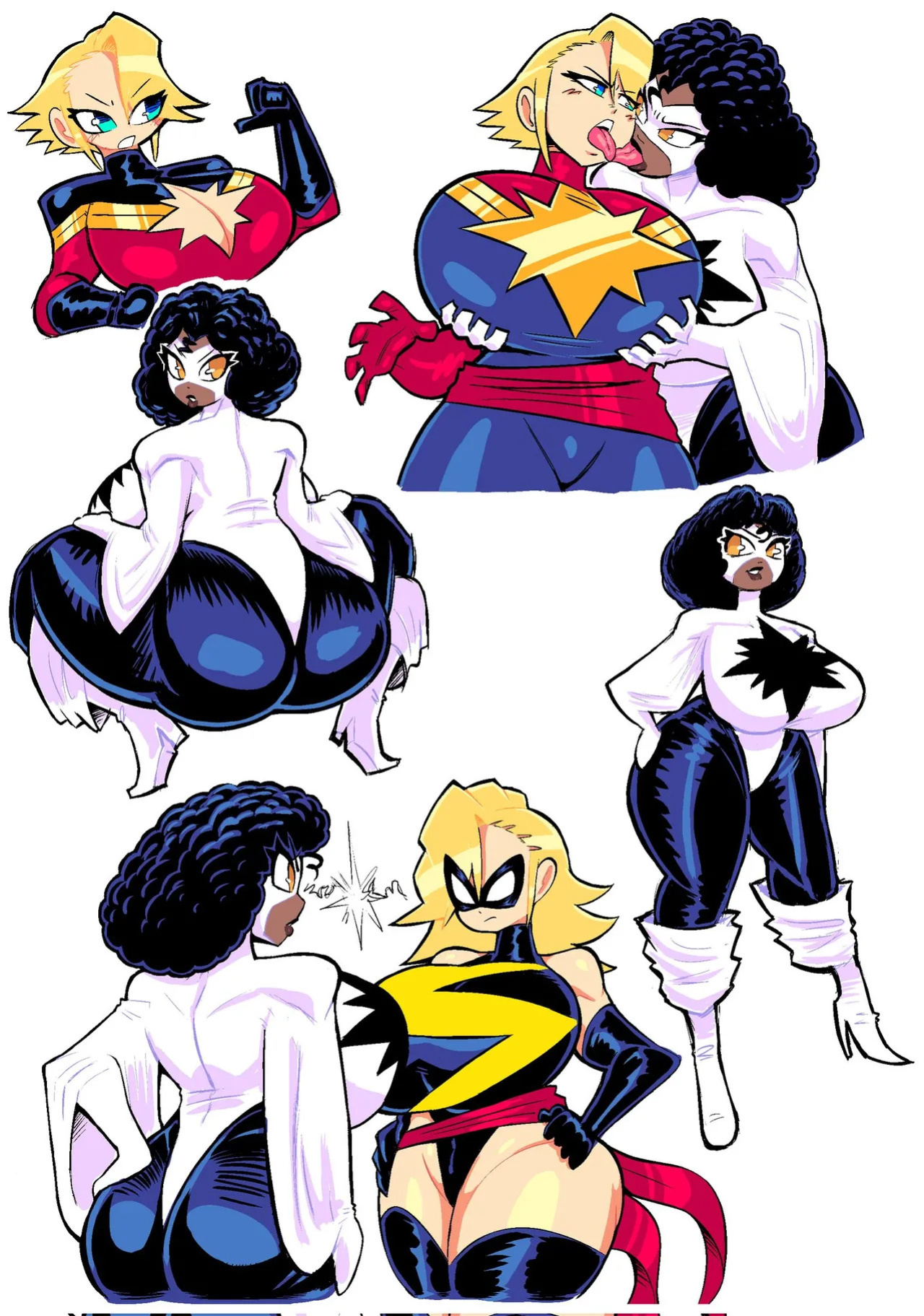 [Theguywhodrawsalot] I sure love me some Marvel girls