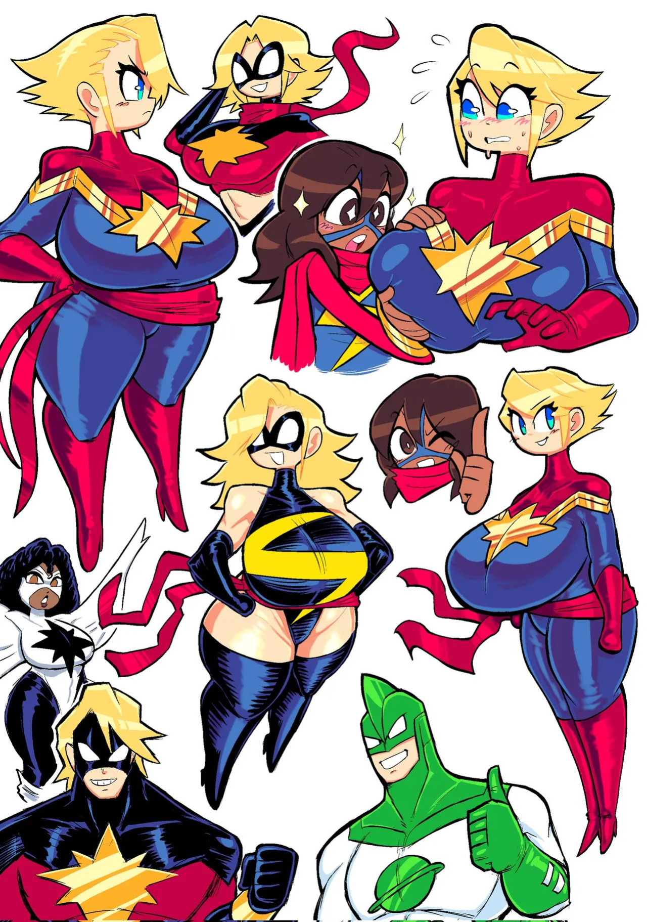[Theguywhodrawsalot] I sure love me some Marvel girls