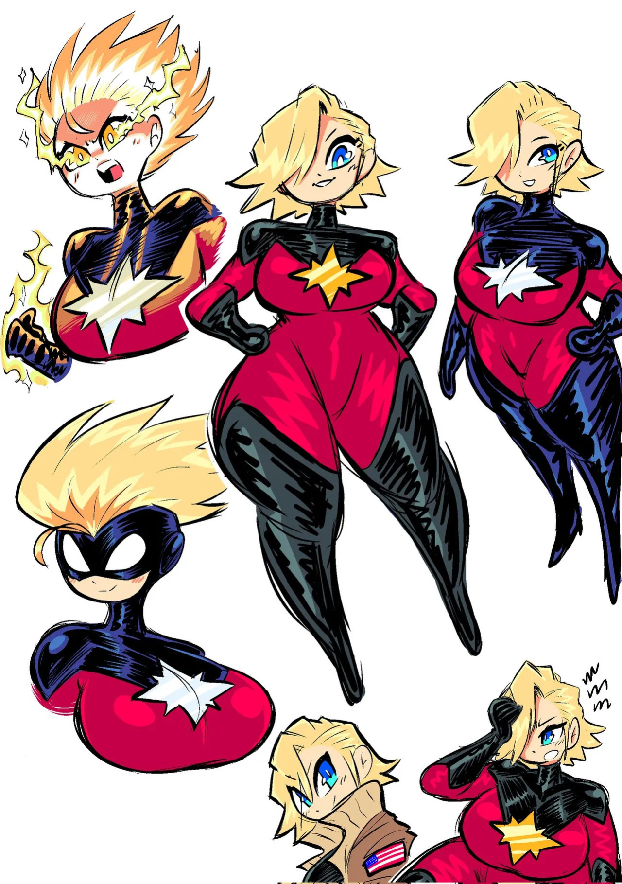 [Theguywhodrawsalot] I sure love me some Marvel girls