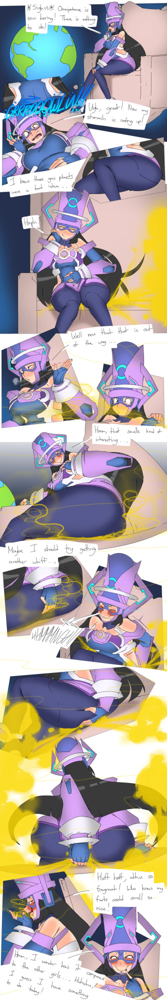 [Lazei] Galacta Sniffing the Marvel Girl's Farts