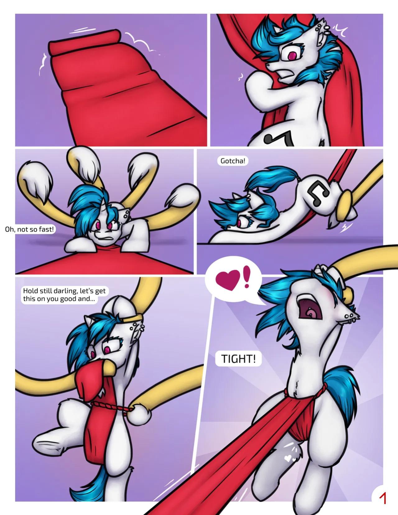 [KRD (KinkyRainbowDash)] Vinyl Scratch and the Loincloth Fox's Balloon Room