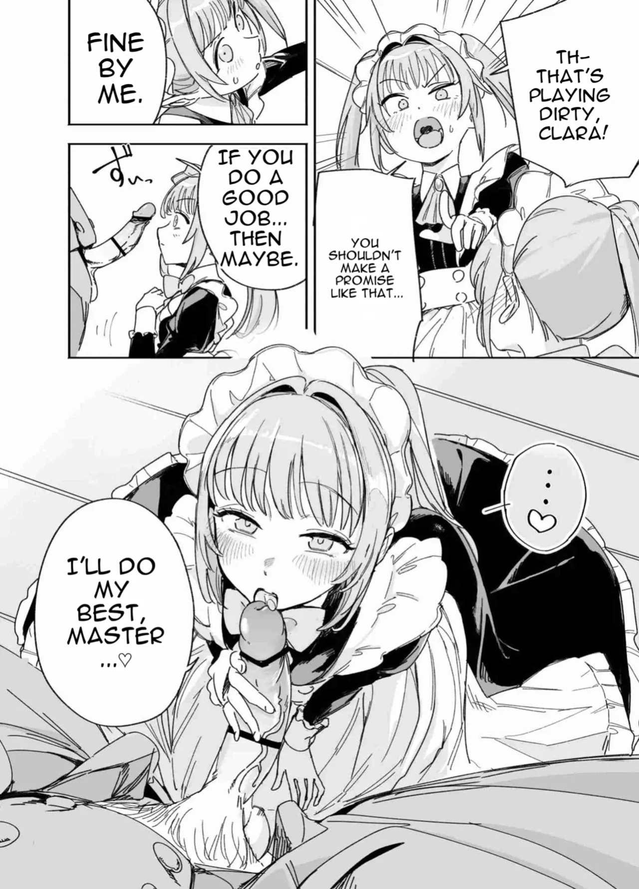 [F no Kottoubako (Onizuka Frill)] Futago Maid no Clara to Cola: Sei no Mezame! [English]