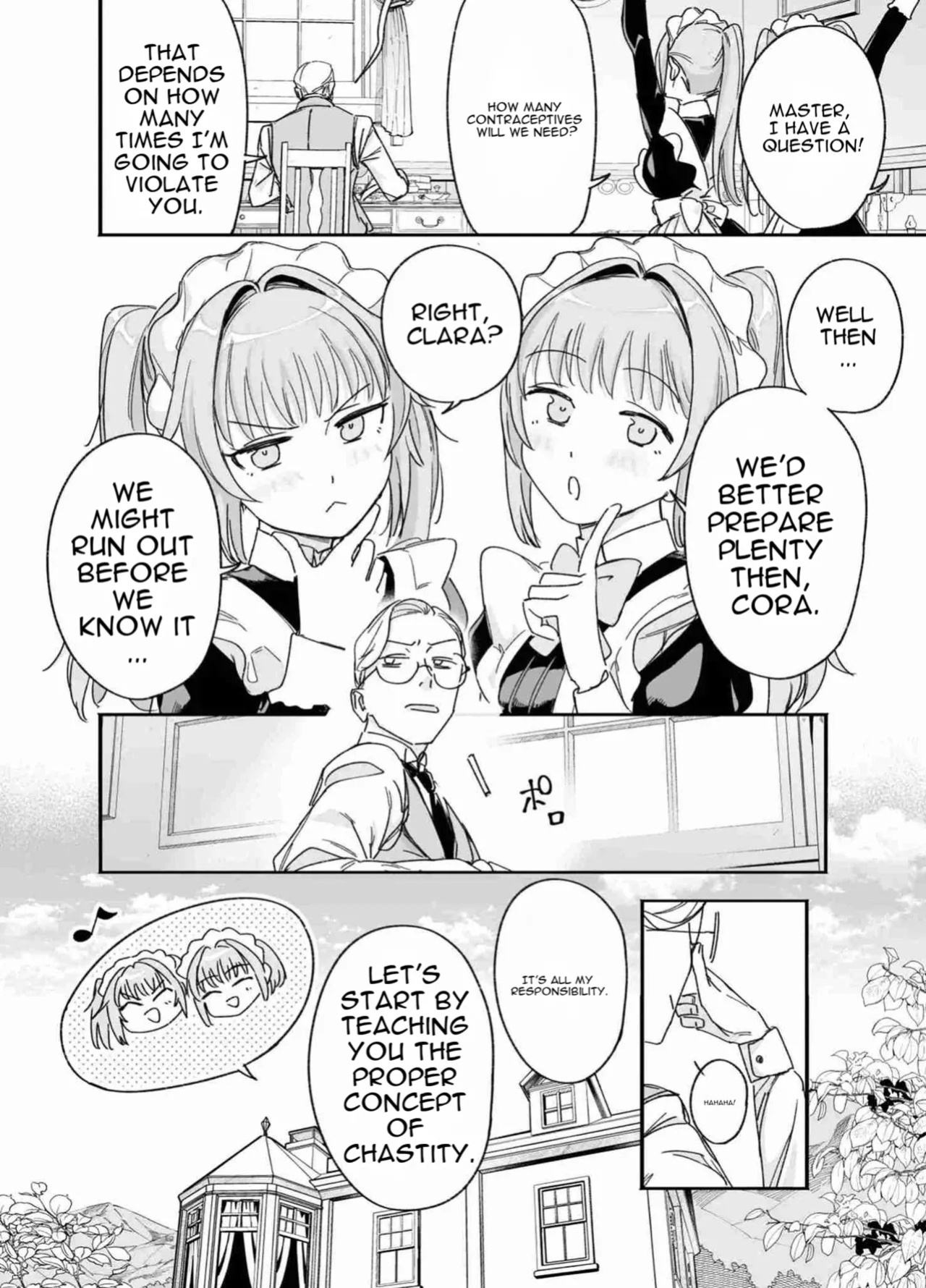 [F no Kottoubako (Onizuka Frill)] Futago Maid no Clara to Cola: Sei no Mezame! [English]