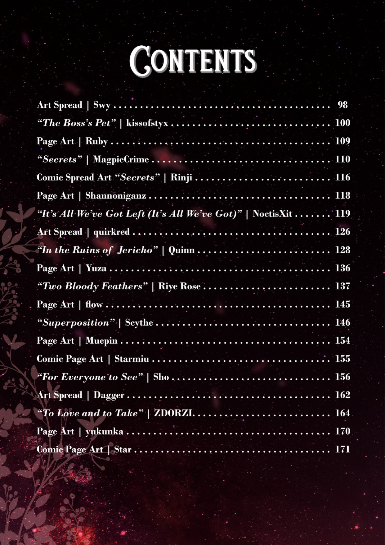 A Song of Brothers: A Knives x Vash Zine (Pages)
