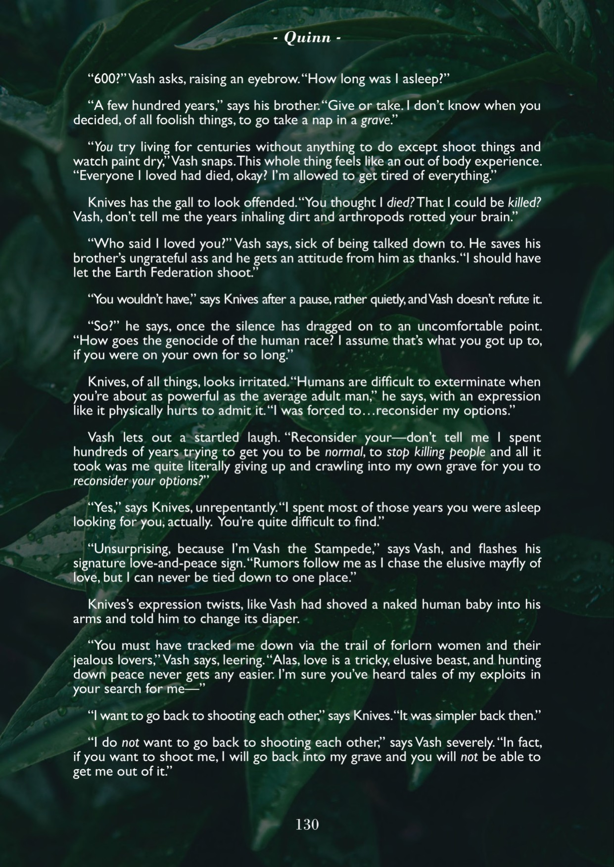 A Song of Brothers: A Knives x Vash Zine (Pages)