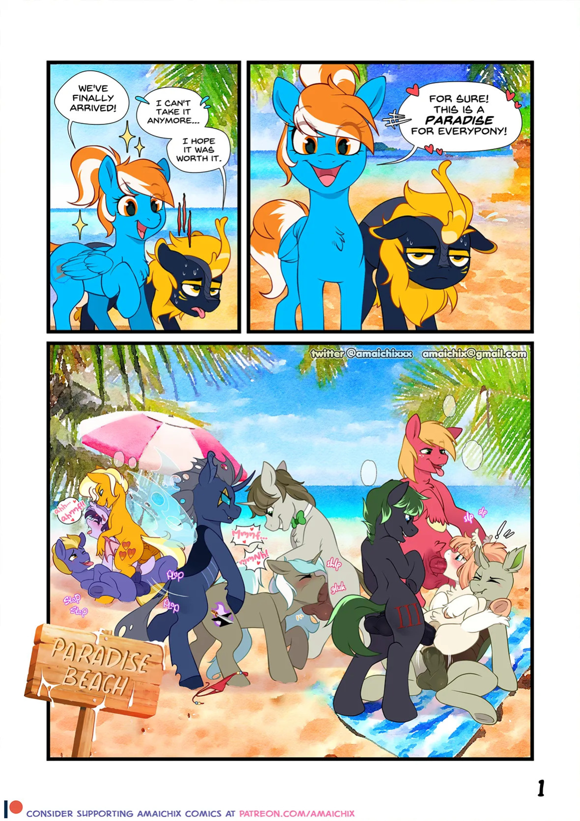 [AmaiChix] Welcome to... Paradise Beach!!