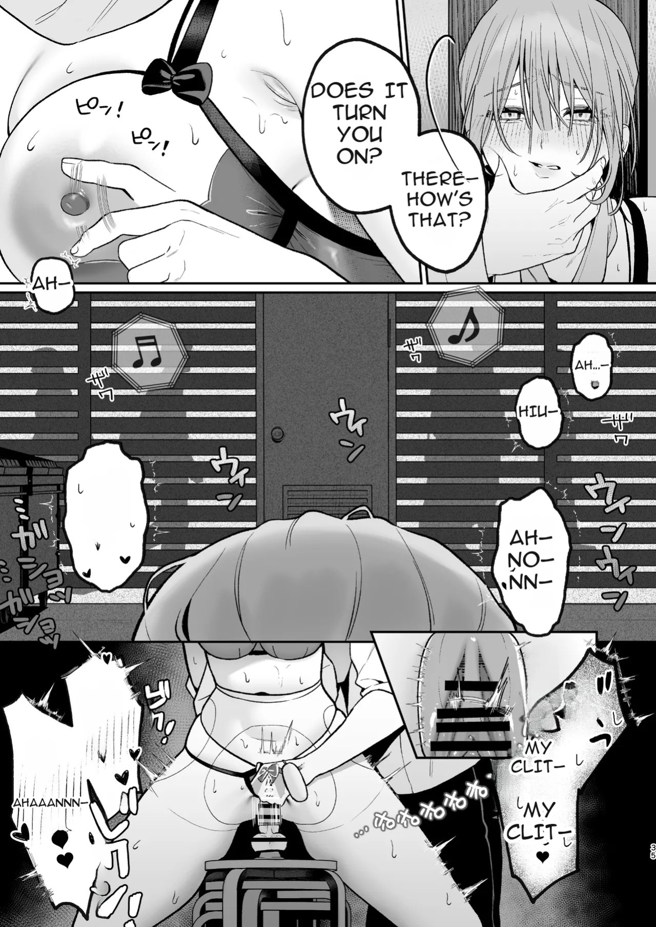 [LESSER PANTS (Retsu)] Karaoke Tenin no Uragawa 2 ~Tennai Onabare Kousoku Gangu Ecchi~ [Digital][English][ShizukuTL]