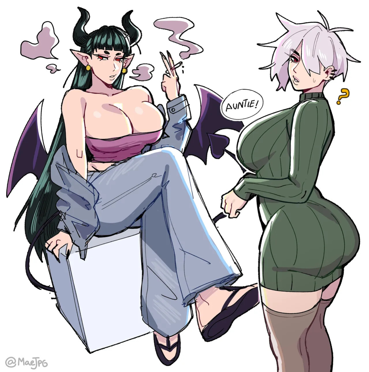 [various] Charlotte & Kathy ft. Luna (OCs by InsoUwu)