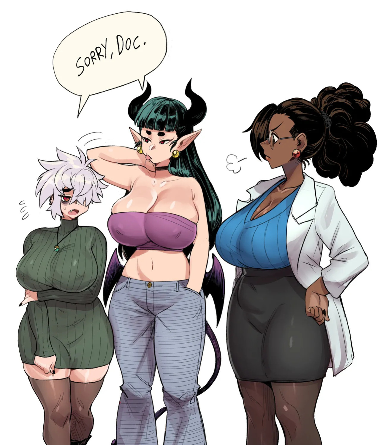 [various] Charlotte & Kathy ft. Luna (OCs by InsoUwu)