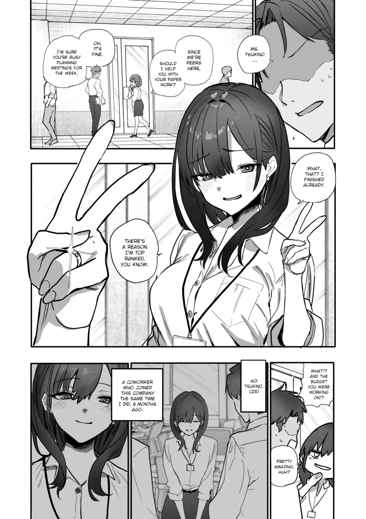 [Orayakan] Uwakishou na Kaisha no Elite Douki o Ore no Onna ni Suru Hanashi | The Story of How I Made my Flirty Coworker my Woman [English] {WitzMacher}