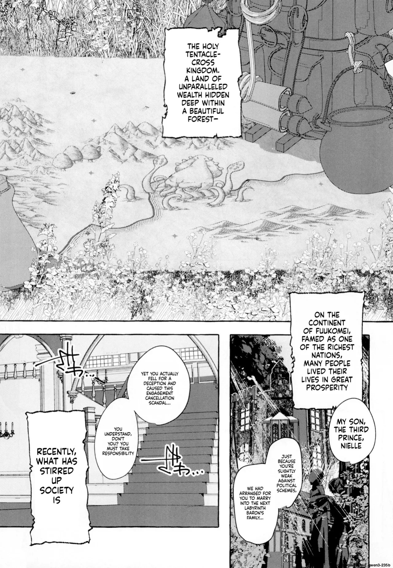 [SOTOKARASATTO (Yamamoto Fuchine)] Hijiri Tenta Cross Oukoku no Himitsu [English] [SCANMTL] [Digital]