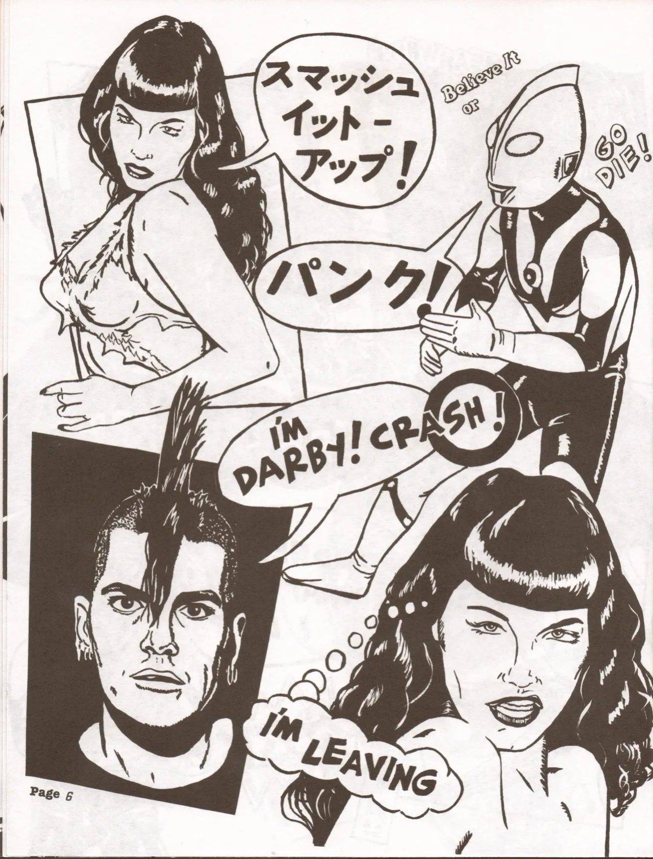 Betty Page Punk Comix #2