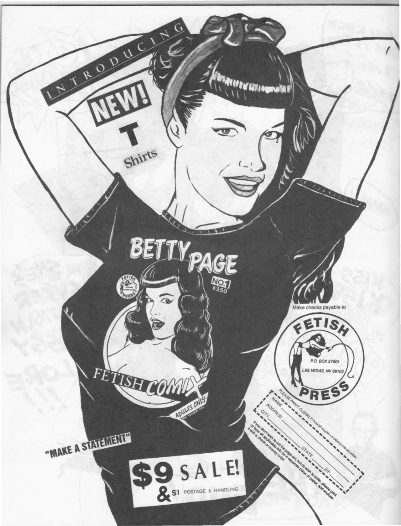Betty Page Fetish Comix #1