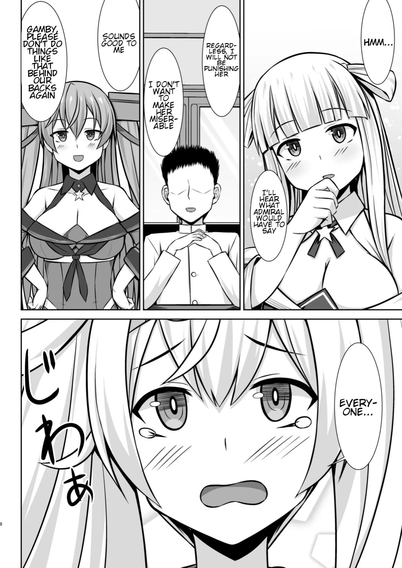 [SIROTARUTO (Shirasaki Karu, Kamiba Kotaru)] Gamby-chan no Ganbare! Botehara Gohoushi Ecchi!! (Kantai Collection -KanColle-) [English] [Digital]