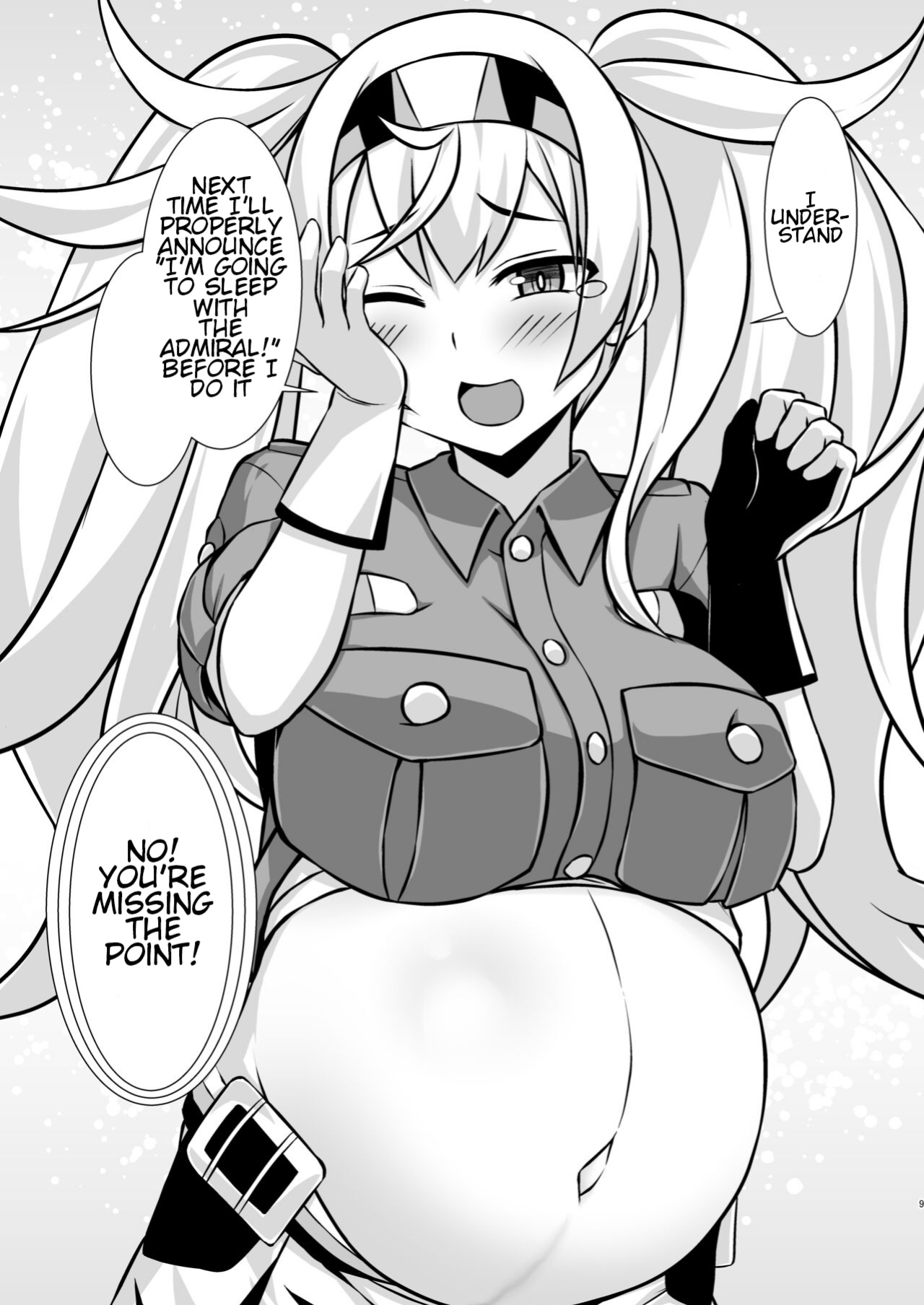 [SIROTARUTO (Shirasaki Karu, Kamiba Kotaru)] Gamby-chan no Ganbare! Botehara Gohoushi Ecchi!! (Kantai Collection -KanColle-) [English] [Digital]