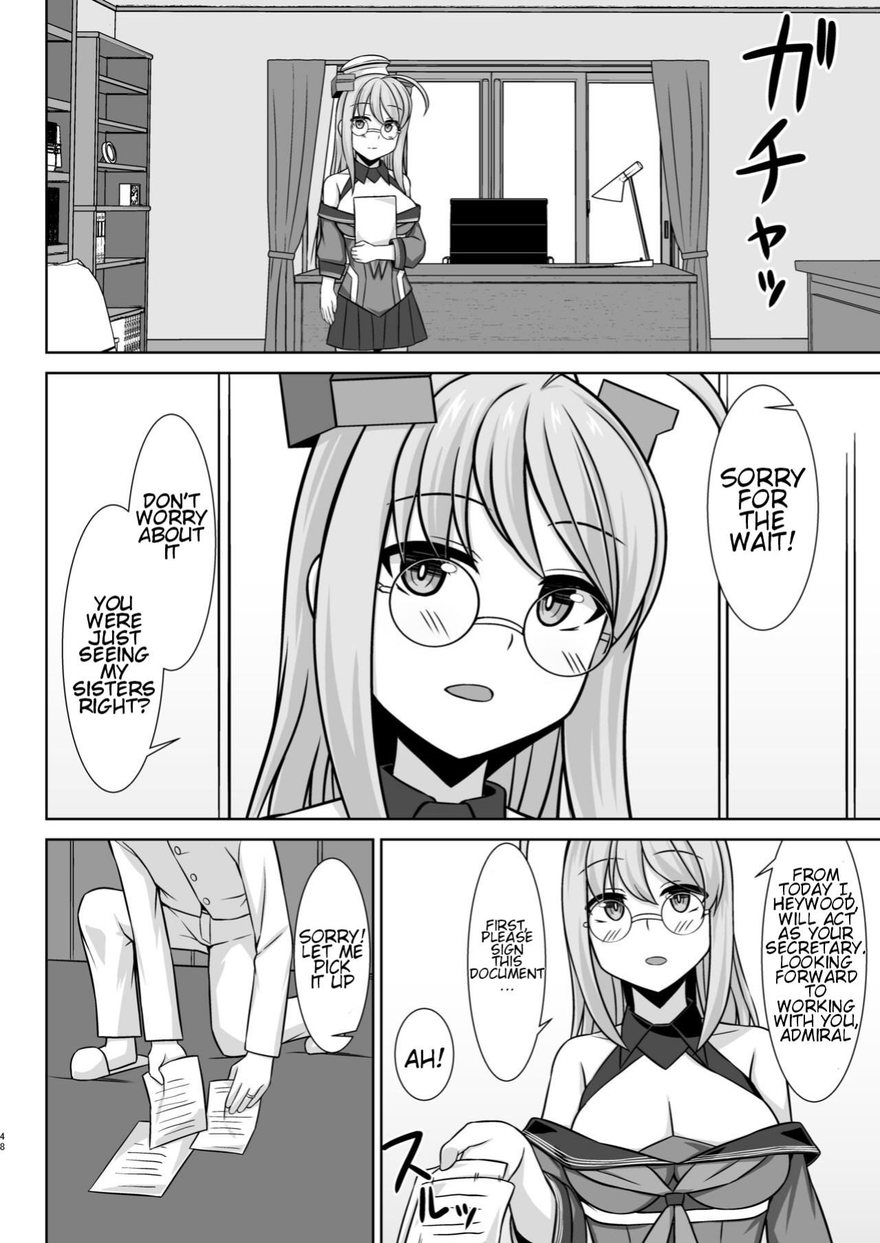 [SIROTARUTO (Shirasaki Karu, Kamiba Kotaru)] Gamby-chan no Ganbare! Botehara Gohoushi Ecchi!! (Kantai Collection -KanColle-) [English] [Digital]