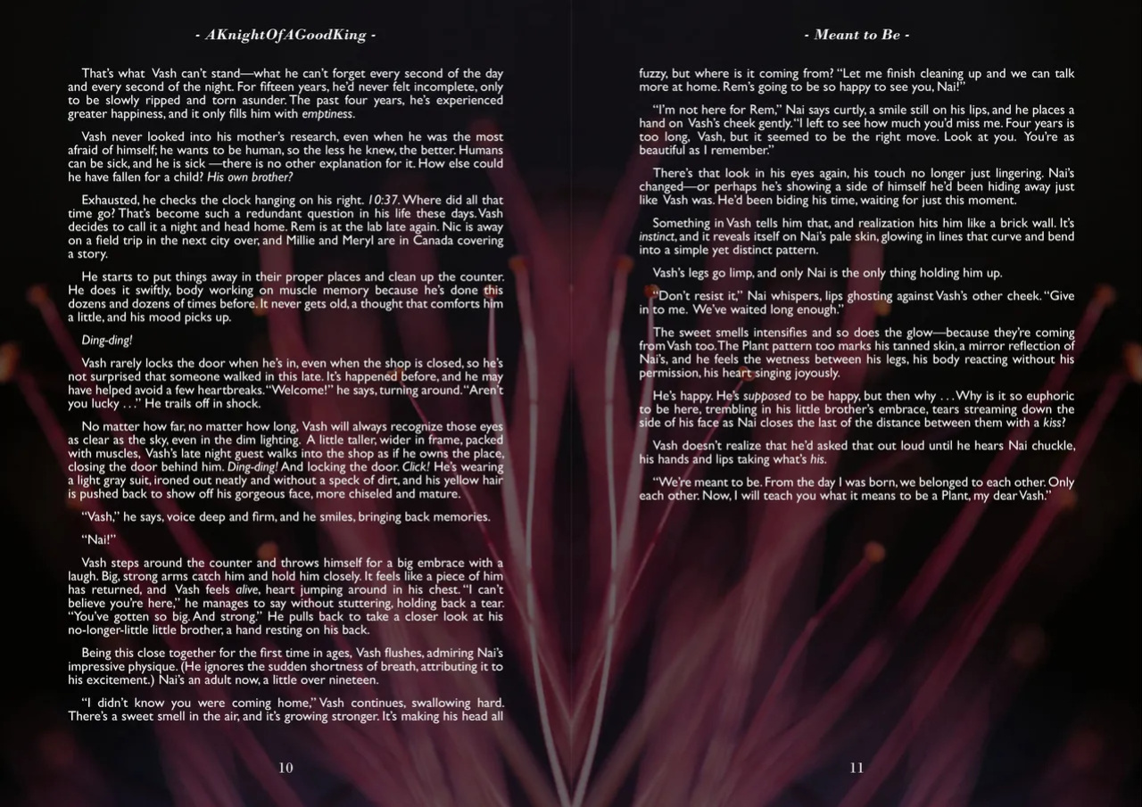 A Song of Brothers: A Knives x Vash Zine (Spreads)