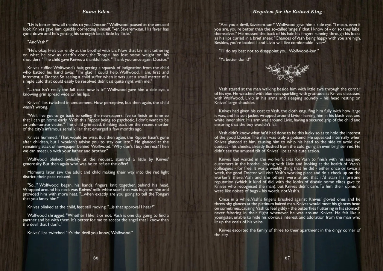 A Song of Brothers: A Knives x Vash Zine (Spreads)
