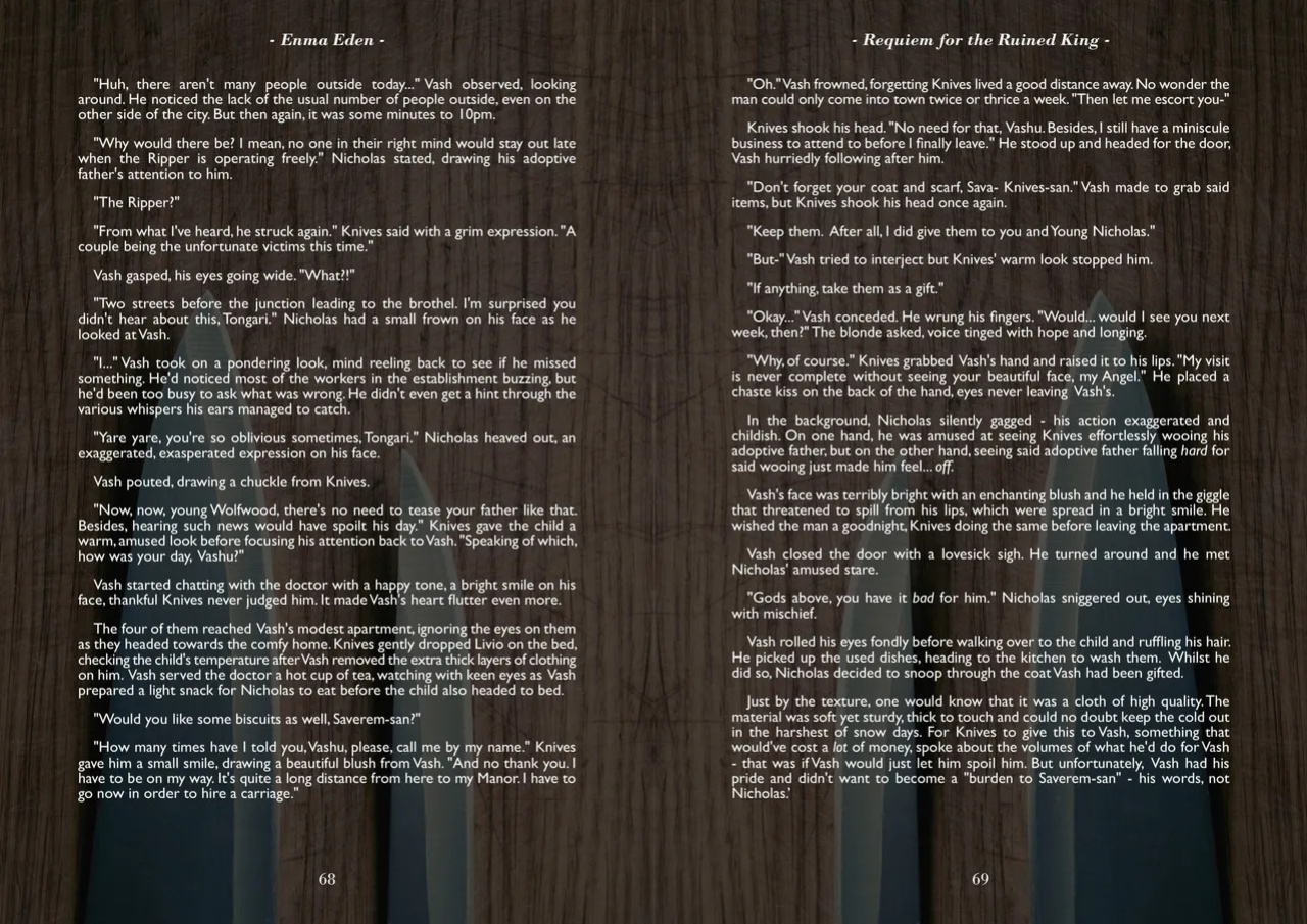 A Song of Brothers: A Knives x Vash Zine (Spreads)