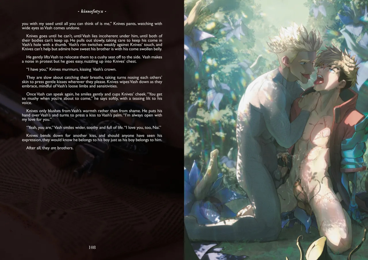 A Song of Brothers: A Knives x Vash Zine (Spreads)