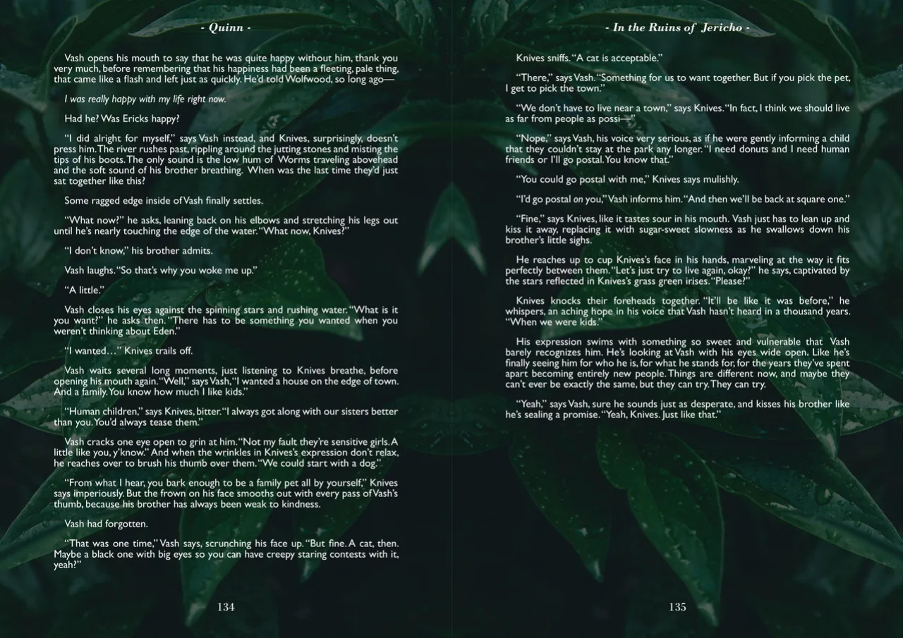 A Song of Brothers: A Knives x Vash Zine (Spreads)