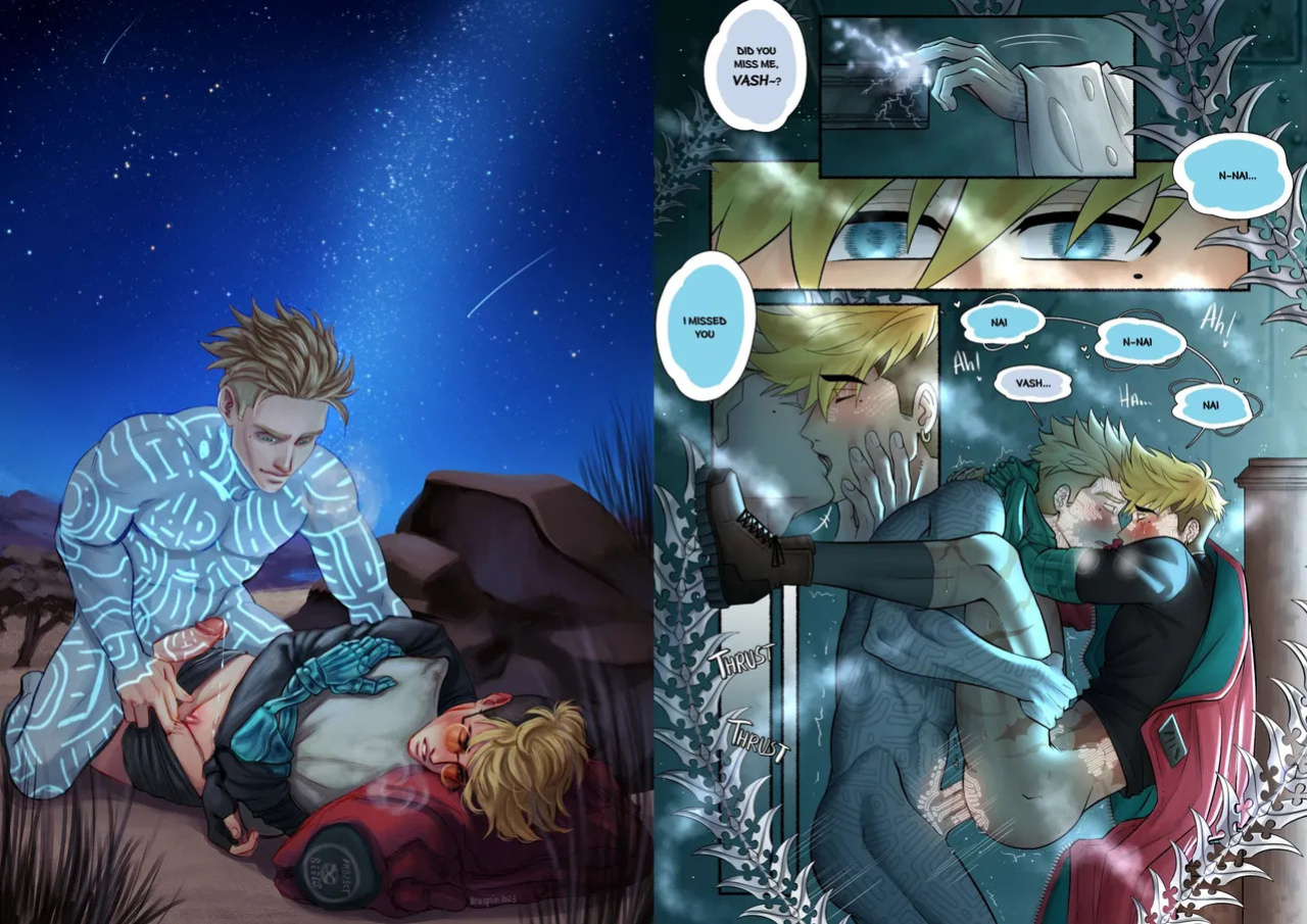 A Song of Brothers: A Knives x Vash Zine (Spreads)