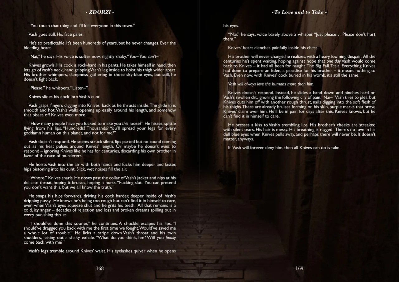 A Song of Brothers: A Knives x Vash Zine (Spreads)