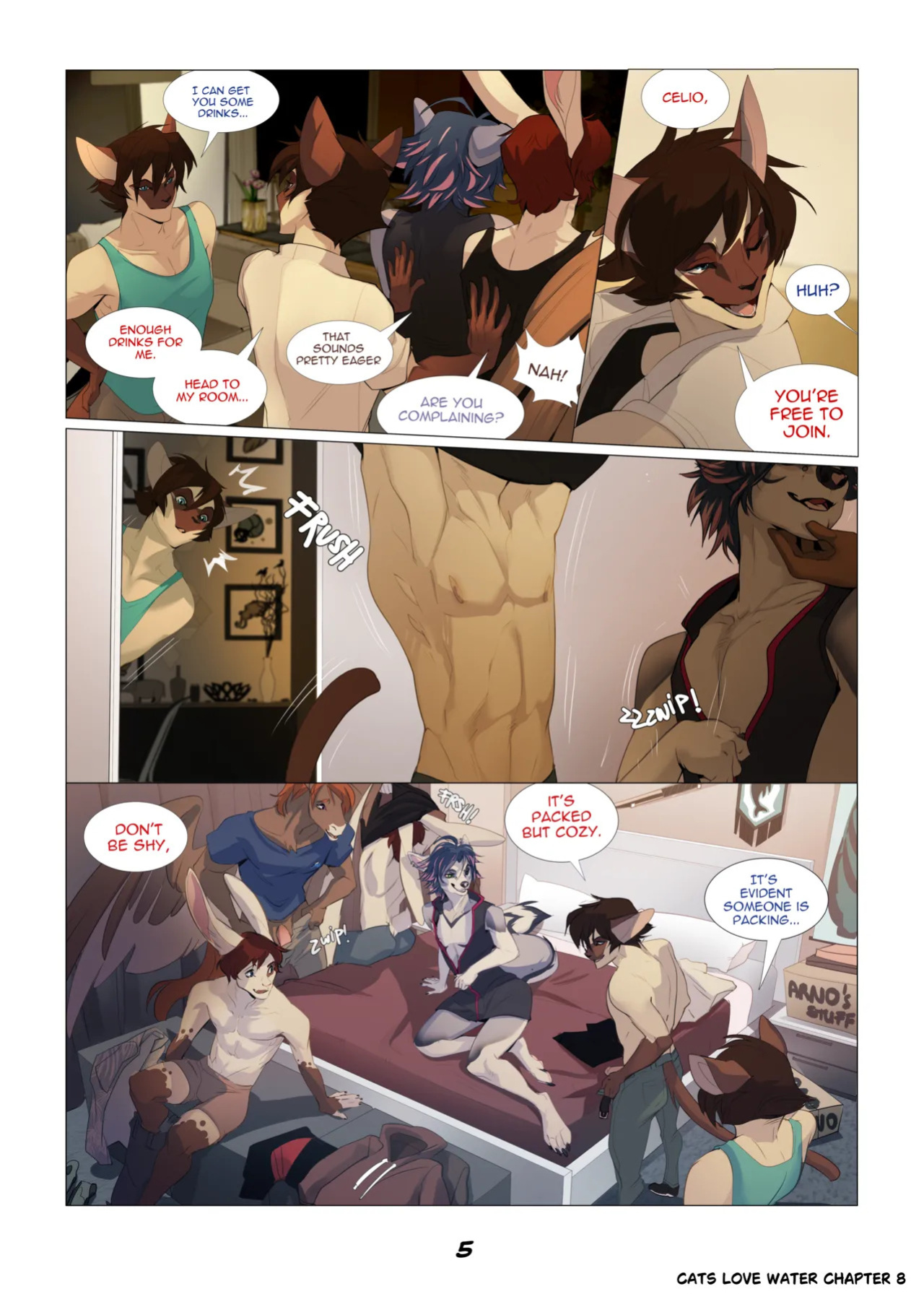 [Peritian] Cats Love Water 8 (In-Progress)