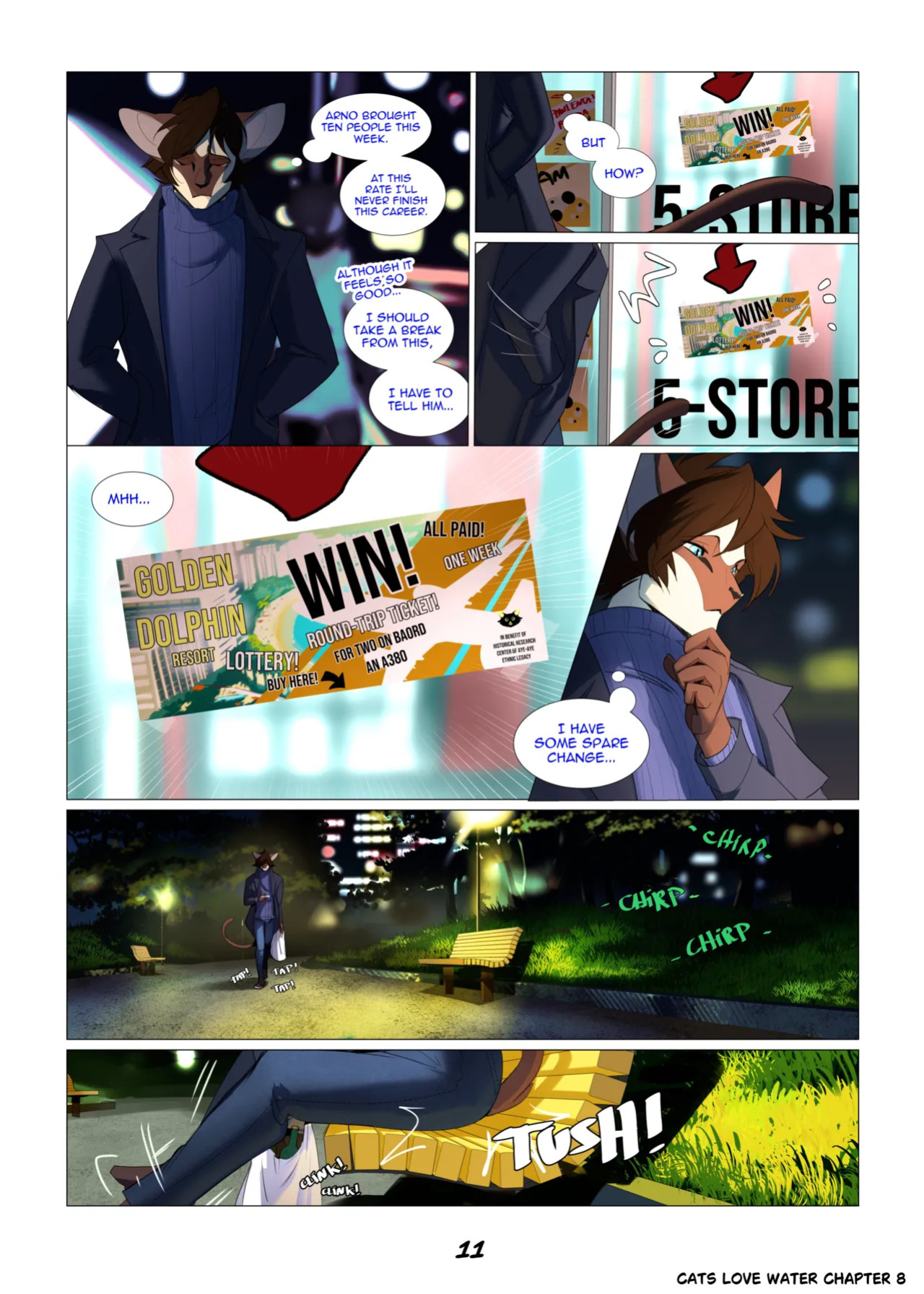 [Peritian] Cats Love Water 8 (In-Progress)