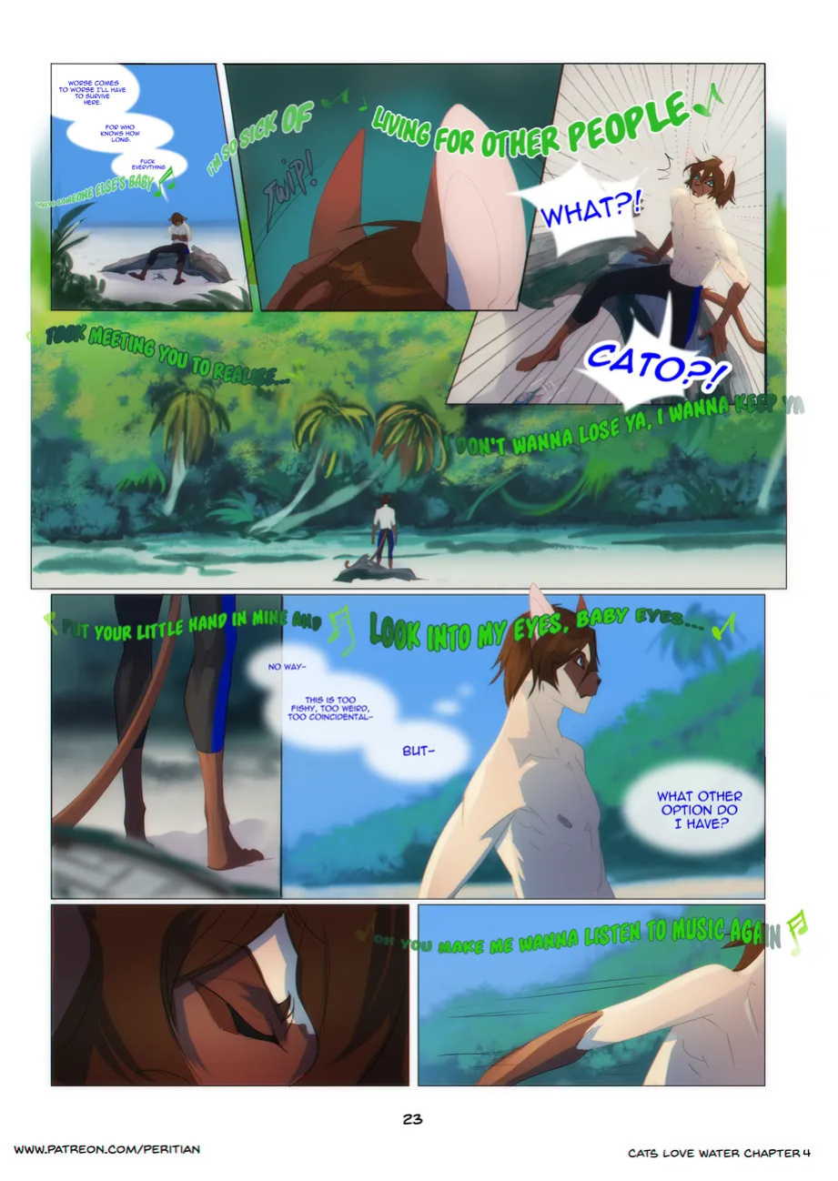 [Peritian] Cats Love Water 4