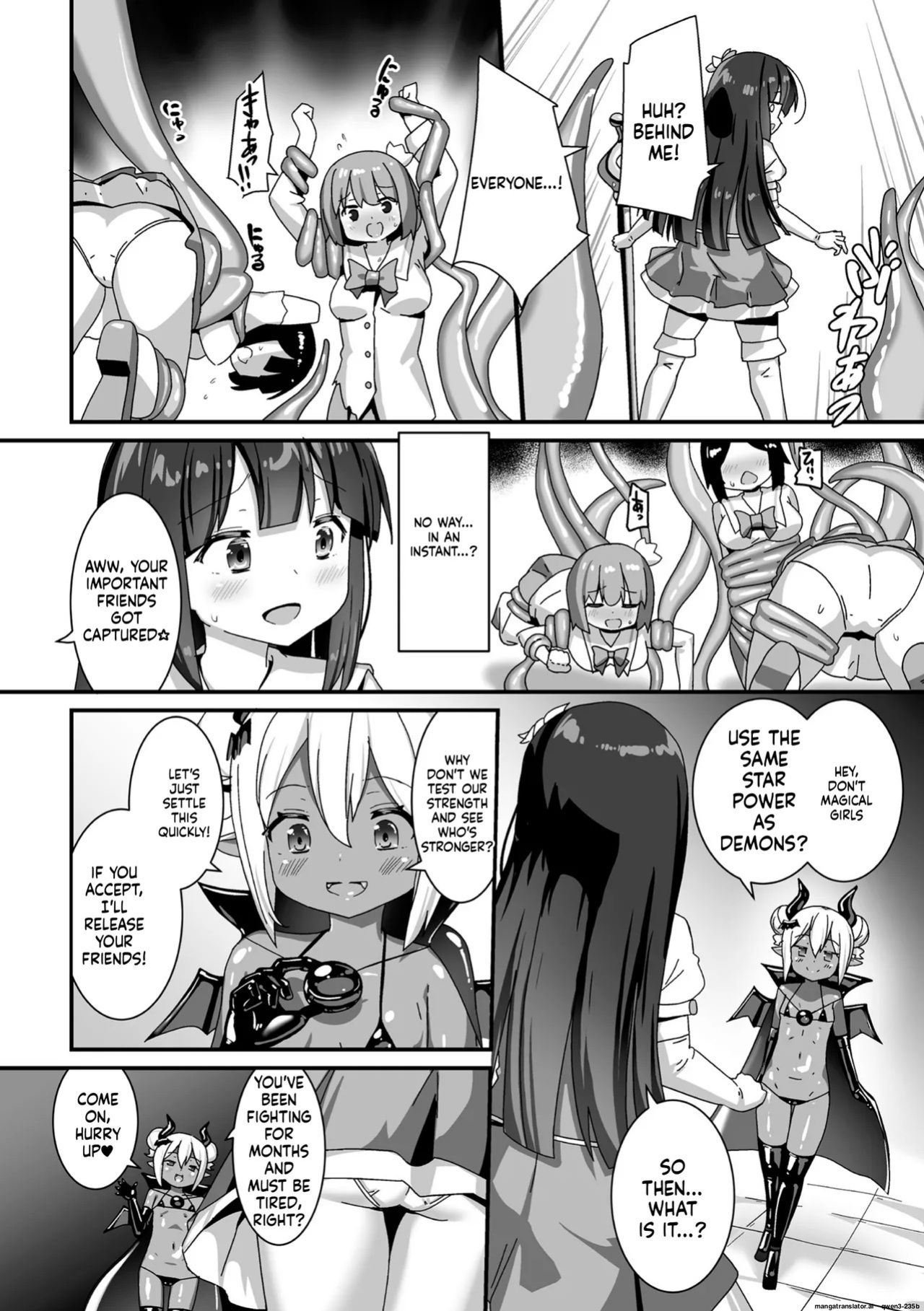 [Naka] Mazoku no Shokushu Fuku ~Hanabira ga Ochiru Toki~ (2D Comic Magazine Akuochi Shokushufuku Vol.1) (SCANMTL)