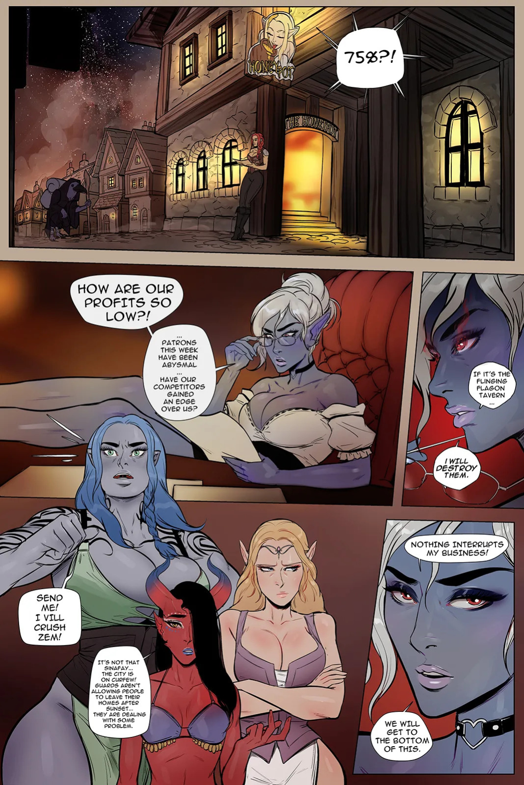 [cherry-gig] Tavern Sluts / Honeypot (ongoing) (Dungeons & Dragons) (ongoing) [English]