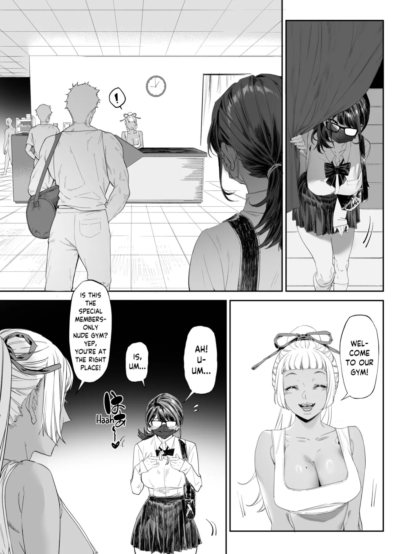 [Mitsukyoku Koubou (AWMC / Keinv)] Kaiinsei Zenra Gym - Chakui Kinshi | Members-Only Nude Gym: No Clothing Allowed [English] [skibidibenki]