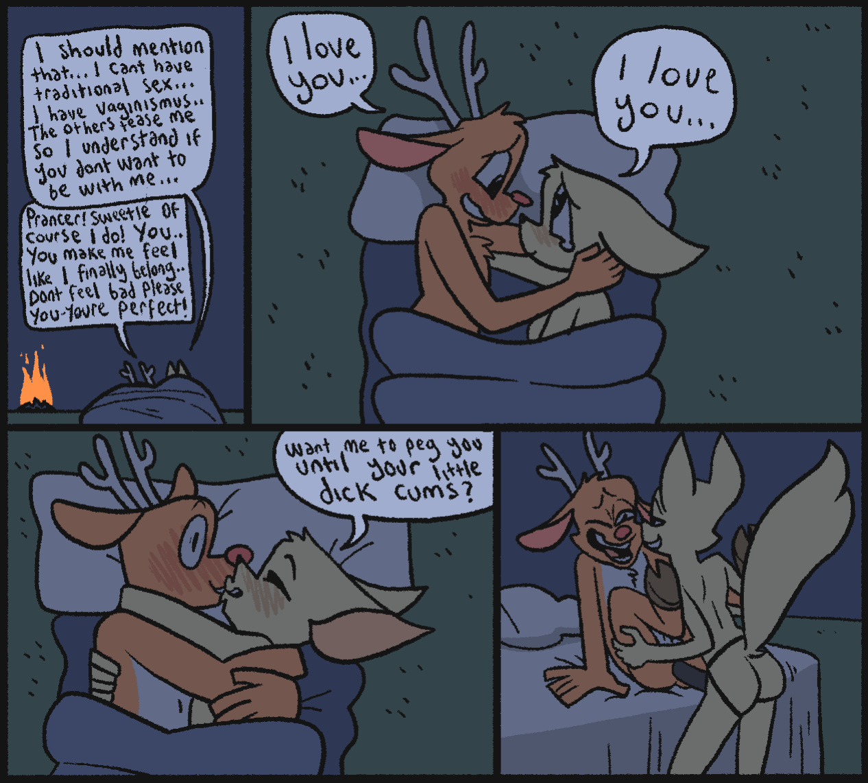 [samrockwell420] Rudolf the small-dicked reindeer